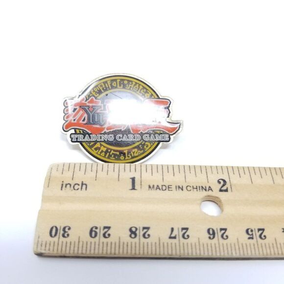 Vintage Yu-Gi-Oh! Lapel Pin, Dated 1996, 90s Brooch, Enamel Pin, Trading Card - Picture 2 of 6
